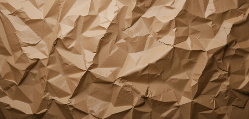 Crumpled Brown Paper