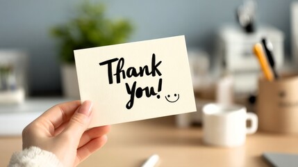 Thank you card message gratitude appreciation kindness thoughtfulness sincerity generosity gesture note hand