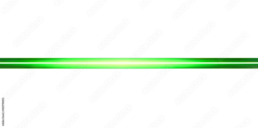 Poster a sleek glowing green line against a white background suggesting a modern and digital aesthetic it c