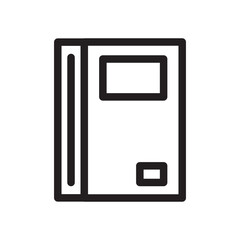 front view of the book line