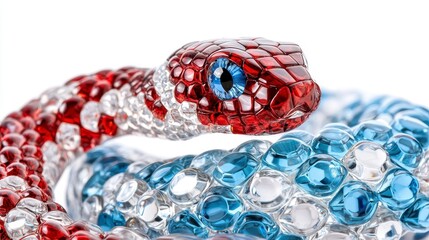 Fototapeta premium Colorful Decorative Snake