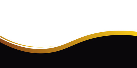 Vector abstract design web banner template. Web Design Elements - Header Design. Footer Design Abstract geometric web banner template on black or gold background.Modern banner.