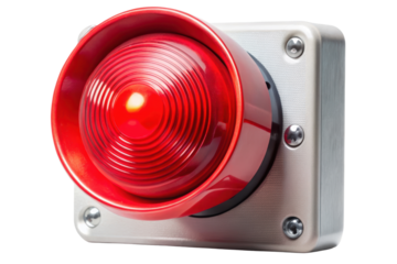 Industrial emergency warning alarm with high-decibel alert signal