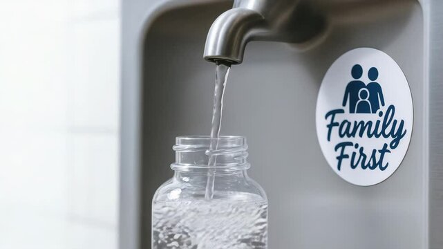 Water Dispenser for Family Hydration Achieving Health Goals Together with Every Bottle Filled