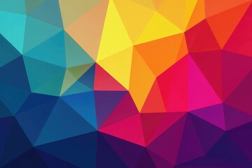 Fototapeta premium Abstract geometric shapes, vibrant hues, seamlessly tiled , contemporary, texture
