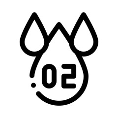 Blood Oxygen Monitor line icon