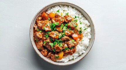 Flavorful Beef Stew Bowl