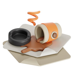 Content load error state 3D Illustration