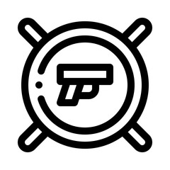 FPS line icon