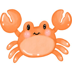 Crab cartoon