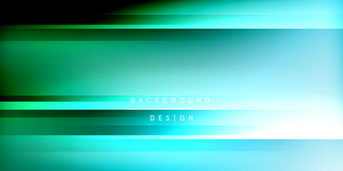 Abstract gradient background. Horizontal lines create dynamic visual effect. Teal, turquoise, blue hues dominate composition.