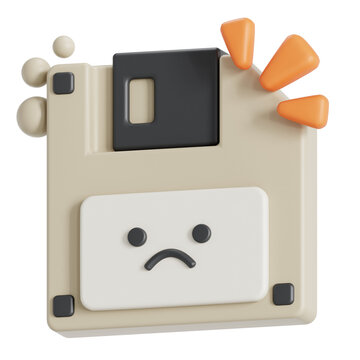 memory error state 3D Illustration
