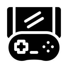 Mobile Gaming glyph icon