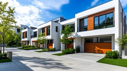 Modern Townhouses, Luxury Homes, Real Estate - Modern Architecture