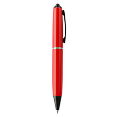Red ballpoint pen, simple design
