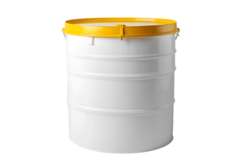 Plastic barrel isolated on transparent background