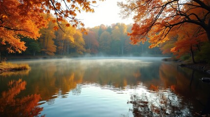 Autumn Bliss: Reflecting on Nature's Palette