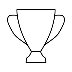 Trophy Line Icon. Award, Success, Achievement, Sport, Competition, Medal, Champion, Winner, Leadership Editable Stroke Vector Illustration.