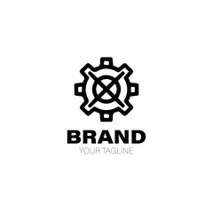 Repair Logo. Repair Logo Design. Repair Logo Brand. Repair Logo Vector Design Isolated on White Background