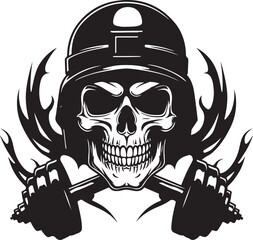 Skeleton Lifting Barbell SVG | Workout Gym Vector Clipart

Funny Skeleton Weightlifting SVG | Gym Fitness Silhouette

Halloween Gym SVG | Skeleton with Barbell Vector Design

Skeleton Barbell Clipart 