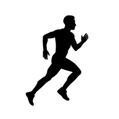 running man silhouette