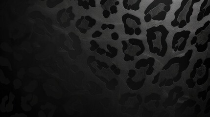a simple dark themed cheetah print design 