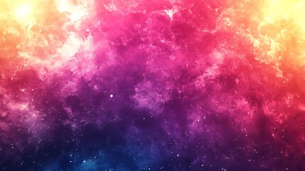 Naklejka premium Abstract vibrant cosmic nebula background