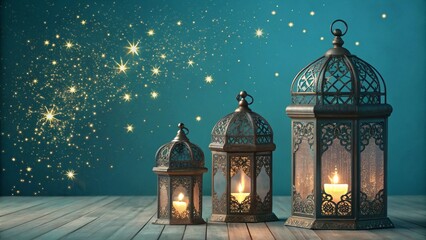 Obraz premium vintage lamp in the night