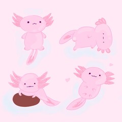 Set of pictures of food and animal 