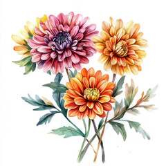 Fototapeta premium bouquet of flowers