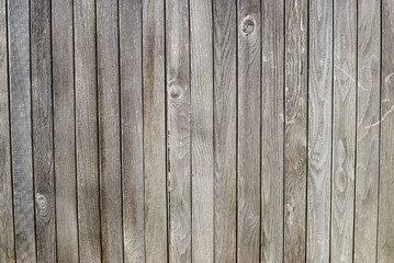 Weathered wood fence