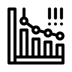 Stock Market Boom line icon