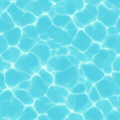 Summer Water Surface Texture - Seamless Light Blue Background