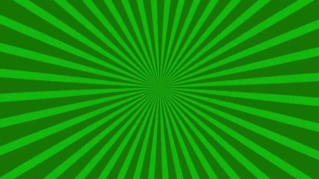 abstract green background with sun rays. sunburst rotate  animation green background. 
sunbeam animation with chroma key screen. sunburst  background