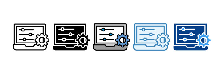 Control  Icon Set Multiple Style Collection