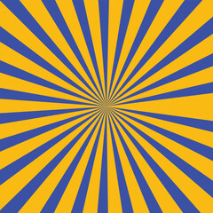 Blue and Yellow Sunburst Backgrounds