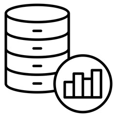 Big Data Icon Element For Design