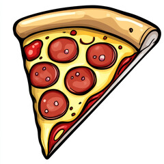 vector illustration of pizza