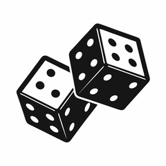 dice on white