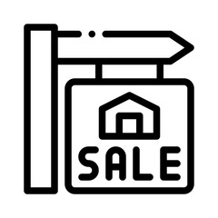 for sale line icon