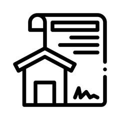 mortgage line icon
