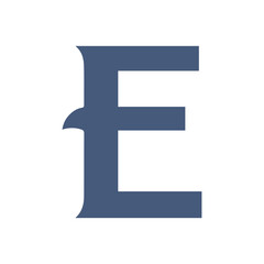 Obraz premium Creative letter E logo design graphic