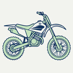 Obraz premium Motocross T-Shirt: Dirt Bike, Racing, and Adventure