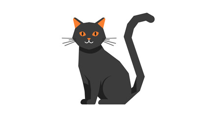 Black Cat Illustration
