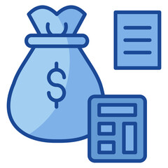 Accounting Icon Element For Design