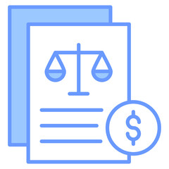 Balance Sheet Icon Element For Design