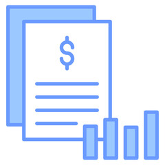 Audit Report Icon Element For Design
