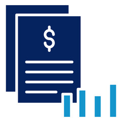 Audit Report Icon Element For Design