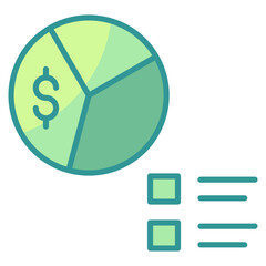 Obraz premium Ratios Icon Element For Design