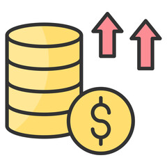 Revenue Icon Element For Design